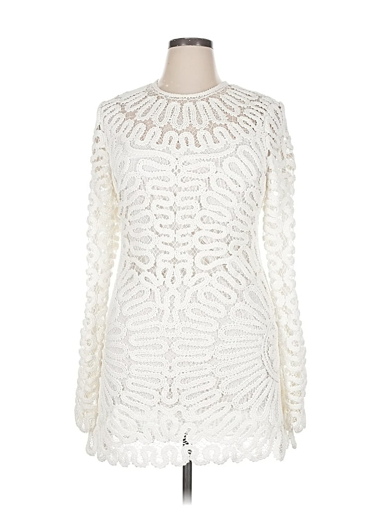 Pre-owned Simkhai Cocktail Dress In White