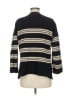 Unbranded 100% Cotton Stripes Black Pullover Sweater Size M - photo 2