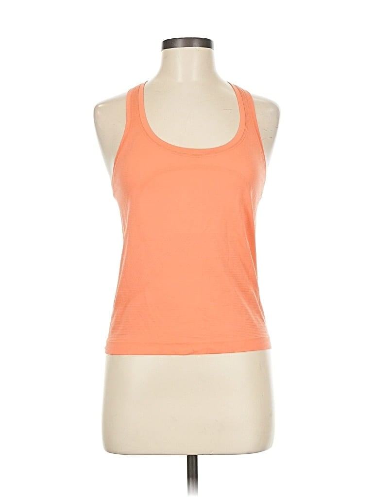Pre-owned Lululemon Athletica Active Tank Top In Orange