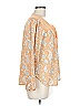 MELLODAY Orange Long Sleeve Blouse Size M - photo 4