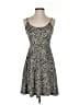 Acevog Animal Print Gray Cocktail Dress Size S - photo 1