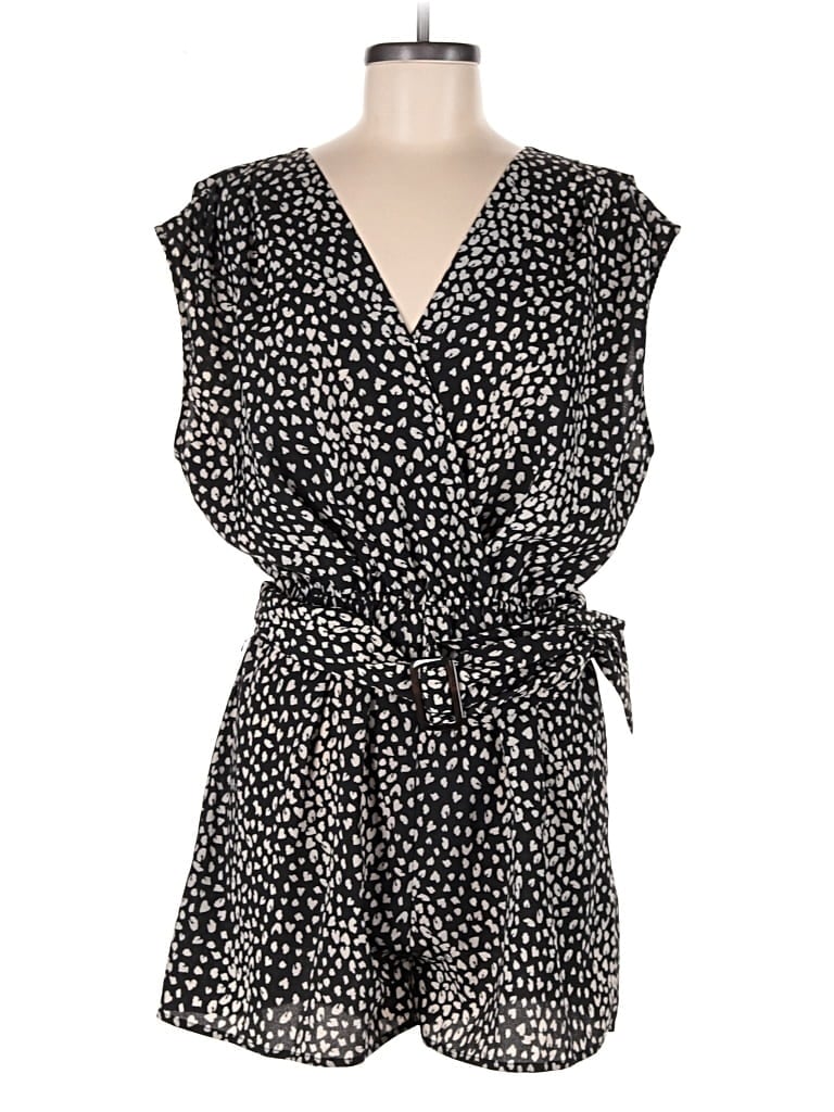 Pre-owned Vici Romper In Black