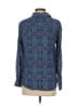 Foxcroft 100% Tencel Paisley Blue Long Sleeve Blouse Size 4 - photo 2