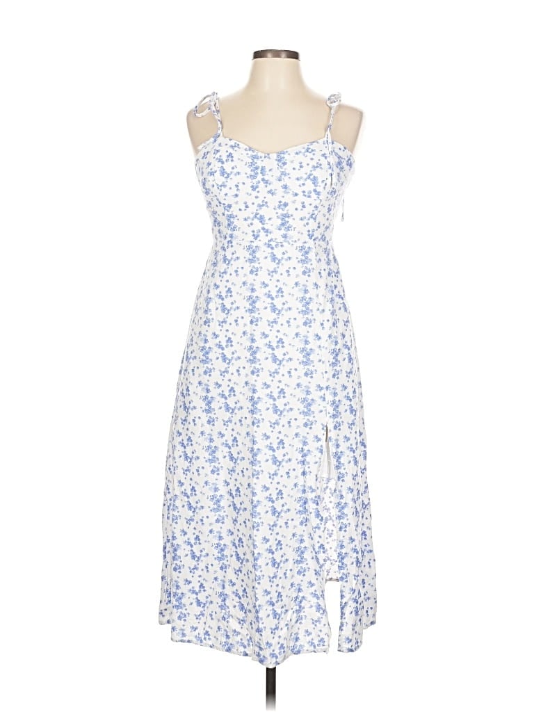 Pre-owned Forever 21 Casual Dress In Blue