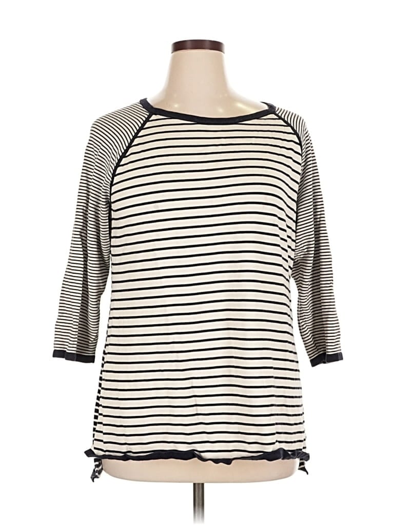 Pre-owned Talbots Pullover Sweater In White