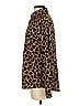 Jess Lea 100% Polyester Animal Print Brown Long Sleeve Blouse Size S - photo 5