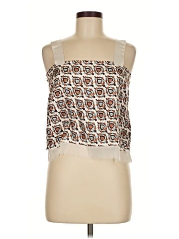 Raquel Allegra Sleeveless Silk Top (view 1)