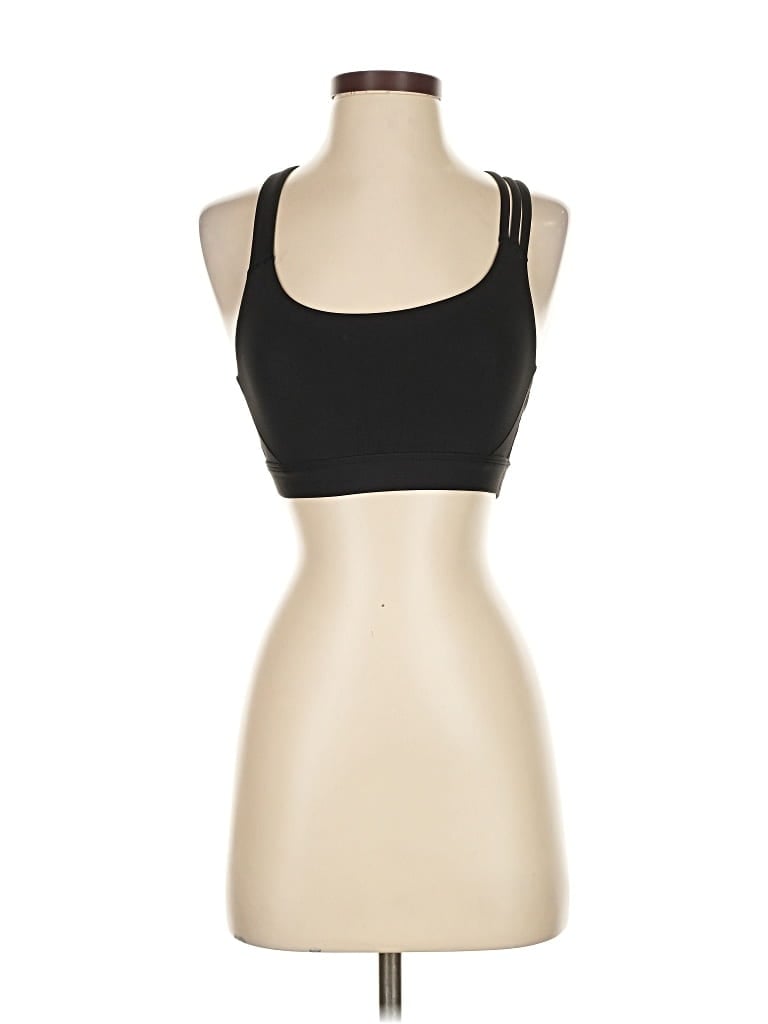 Pre-owned Athleta Sports Bra In Black