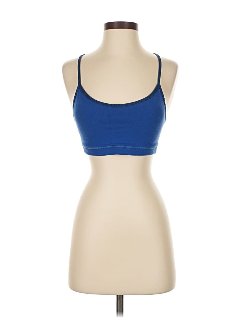 Pre-owned Lululemon Athletica Sports Bra In Blue
