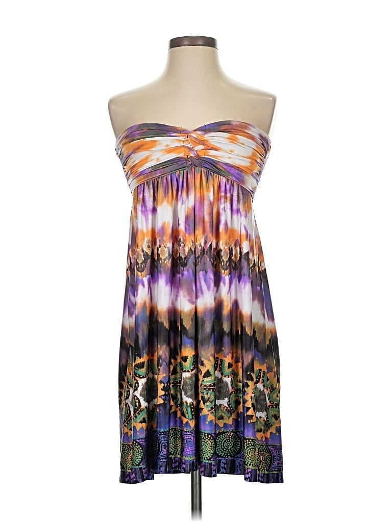 Pre-owned Assorted Brands Cocktail Dress In Purple
