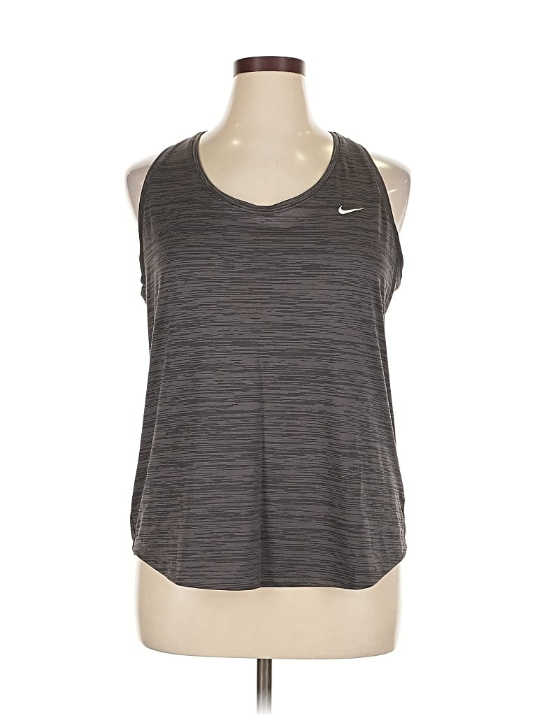NIKE Pre-owned Active Tank Top In Gray