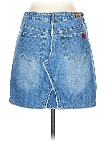 Let Me B. Denim Skirt (view 2)