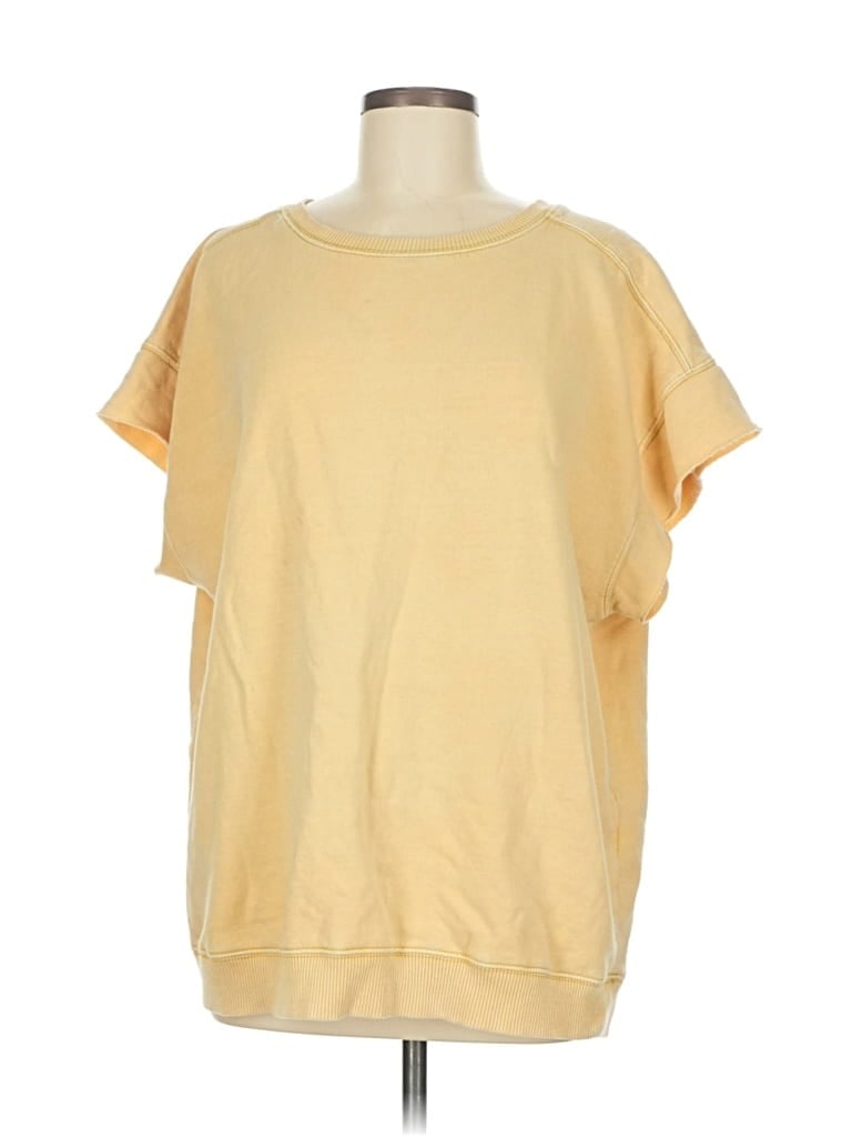 Pre-owned Assorted Brands Poncho In Yellow