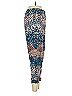 Elevenses Print Blue Casual Pants Size 0 - photo 4
