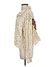 Judith March Graphic Ivory Cardigan Size S - photo 5