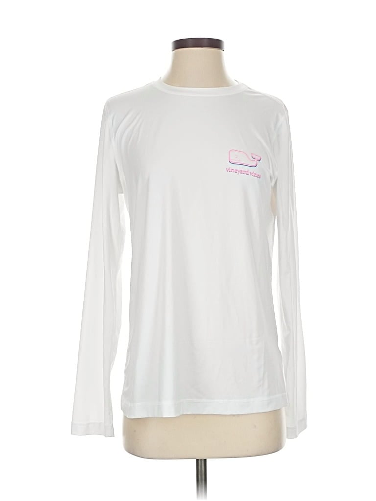 Click to view more detailed imagery on our partner's website Pre-owned Vineyard Vines Long Sleeve T-shirt In White