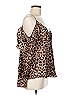 Parker 100% Polyester Brown 3/4 Sleeve Blouse Size XS - photo 4