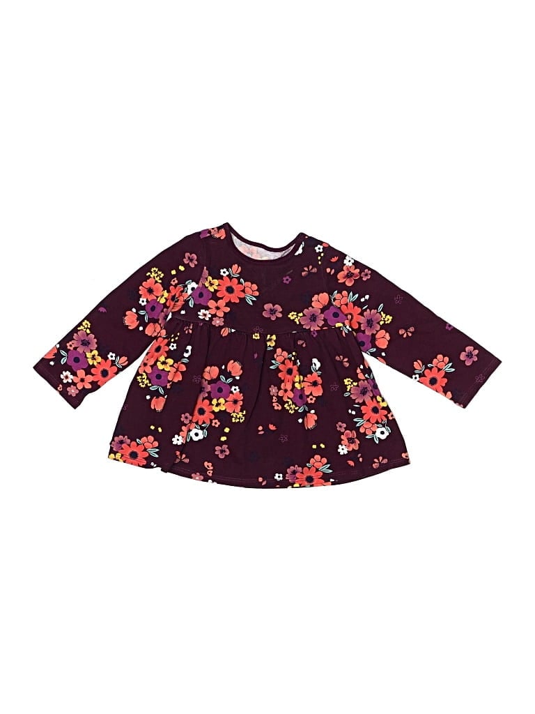 Click to view more detailed imagery on our partner's website Pre-owned First Impressions Kids' 3/4 Sleeve T-shirt In Burgundy