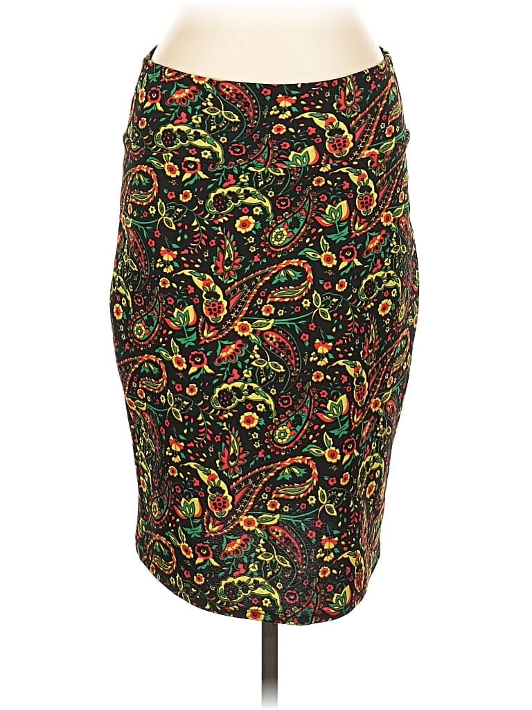 Pre-owned Lularoe Casual Skirt In Green