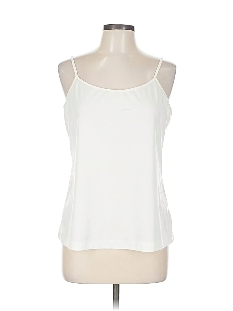 Pre-owned Assorted Brands Tank Top White Halter Neckline Tops