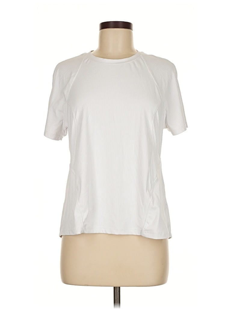 Pre-owned Spyder Short Sleeve T-shirt In White