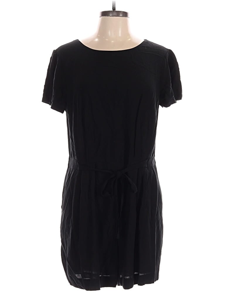 Pre-owned Ann Taylor Loft Romper In Black