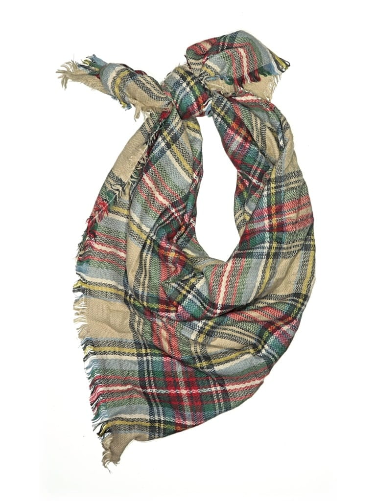 Pre-owned Unbranded Scarf In Brown