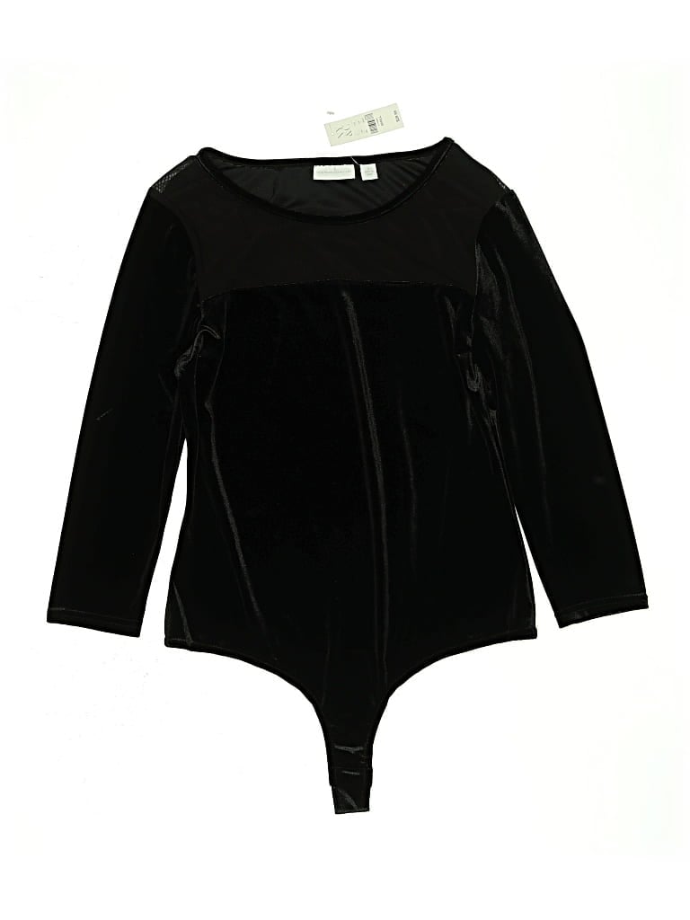 New York And Company Bodysuit In Black