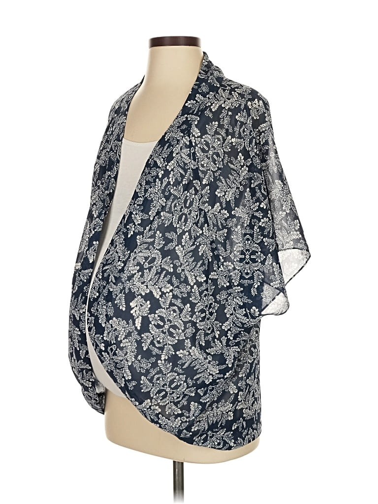 Pre-owned Motherhood Kimono In Blue