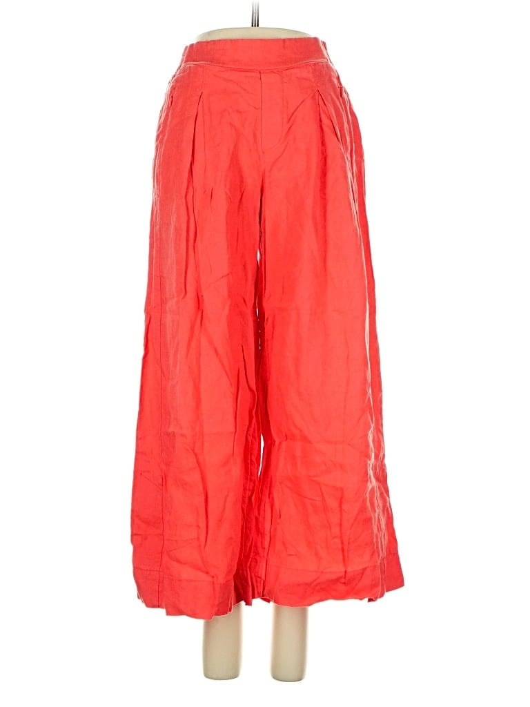 Pre-owned Athleta Linen Pants In Red