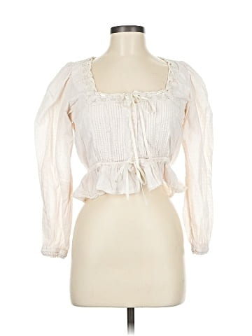 American Eagle Outfitters 3/4 Sleeve Blouse (view 1)
