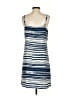 CAbi 100% Polyester Stripes Blue Casual Dress Size S - photo 2