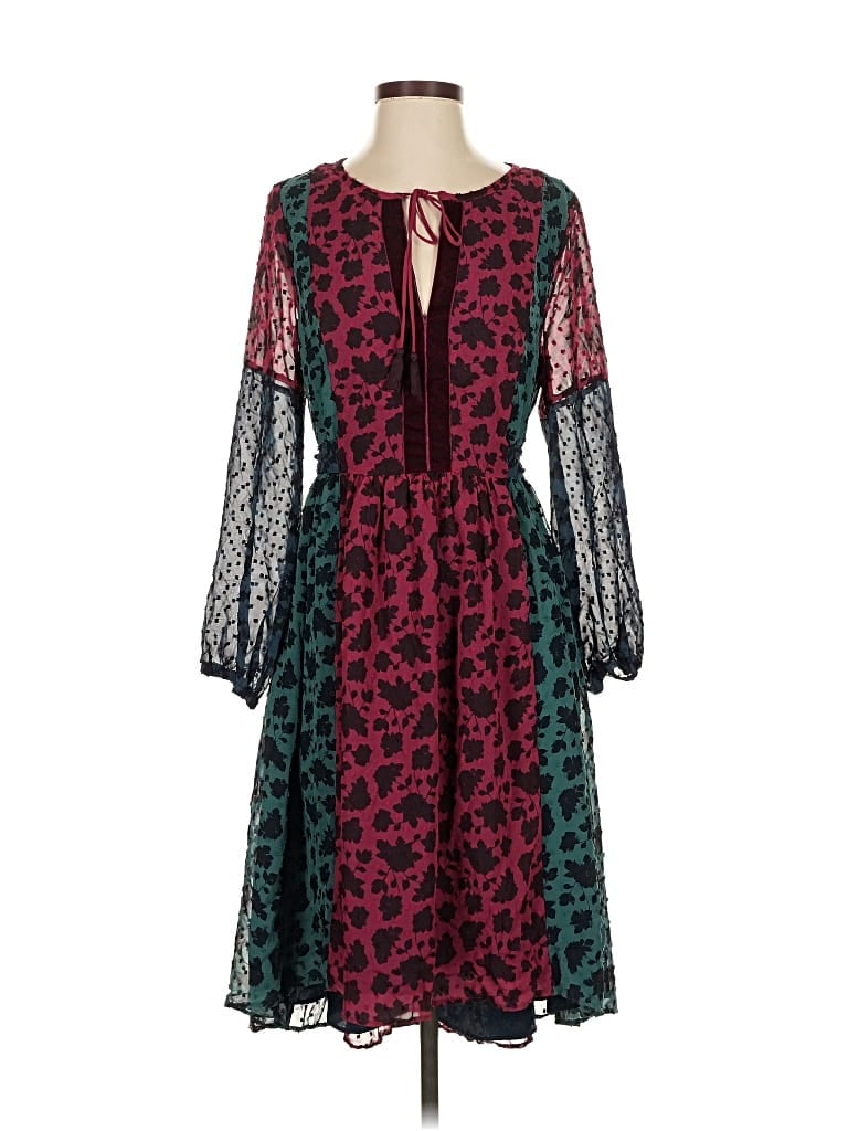 Pre-owned Matilda Jane Cocktail Dress In Burgundy