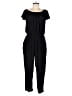 Beachgold 100% Metallic Solid Black Jumpsuit Size S - photo 1