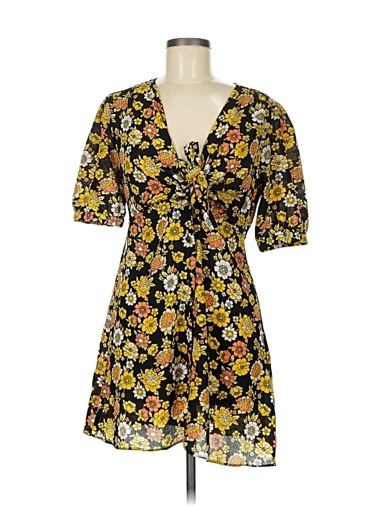 Pre-owned Asos Design Casual Dress In Yellow