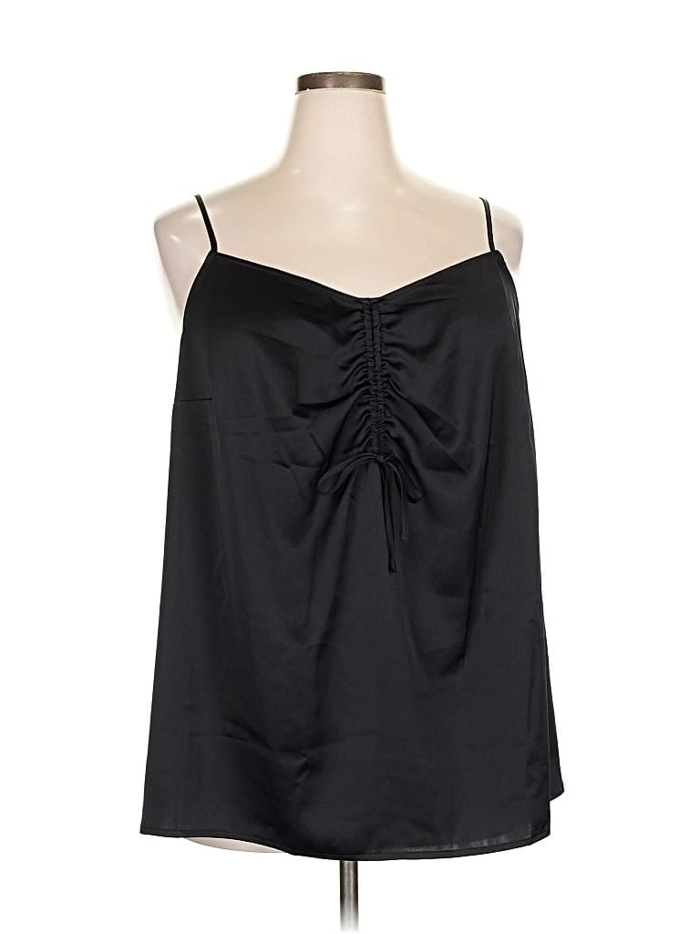 Lane Bryant Tank Top Black Strapless Neckline Tops
