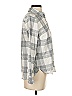 Talbots Checkered-gingham Gray Long Sleeve Button-Down Shirt Size S - photo 4