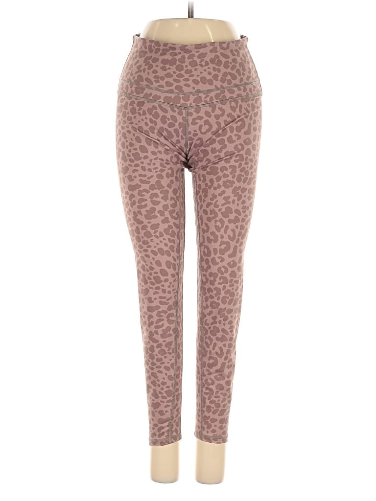 Pre-owned Varley Leggings In Brown