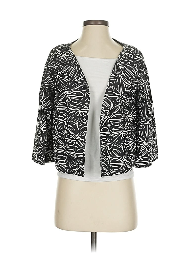 Pre-owned Lafayette 148 Blazer Jacket In Black