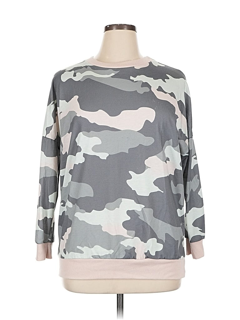 Pre-owned Ecowish Sweatshirt In Gray