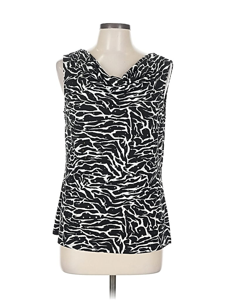 Click to view more detailed imagery on our partner's website Pre-owned Tahari By Asl Sleeveless Blouse In Black