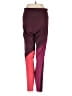 Athleta Color Block Burgundy Active Pants Size S - photo 2