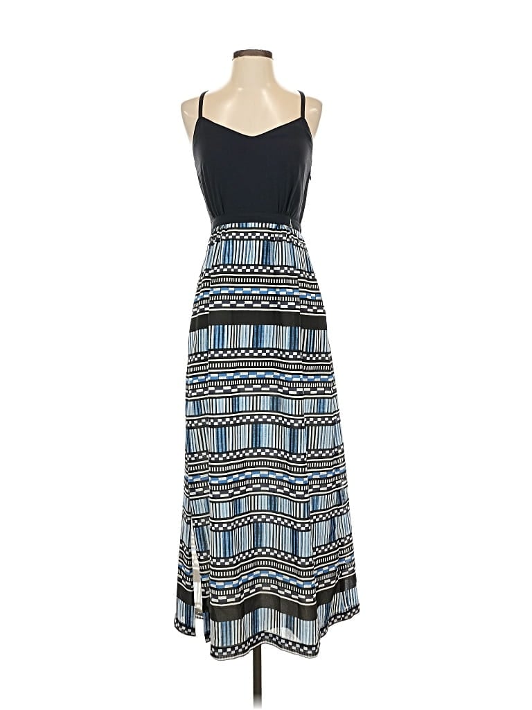 Pre-owned J.crew Factory Store Casual Dress In Blue