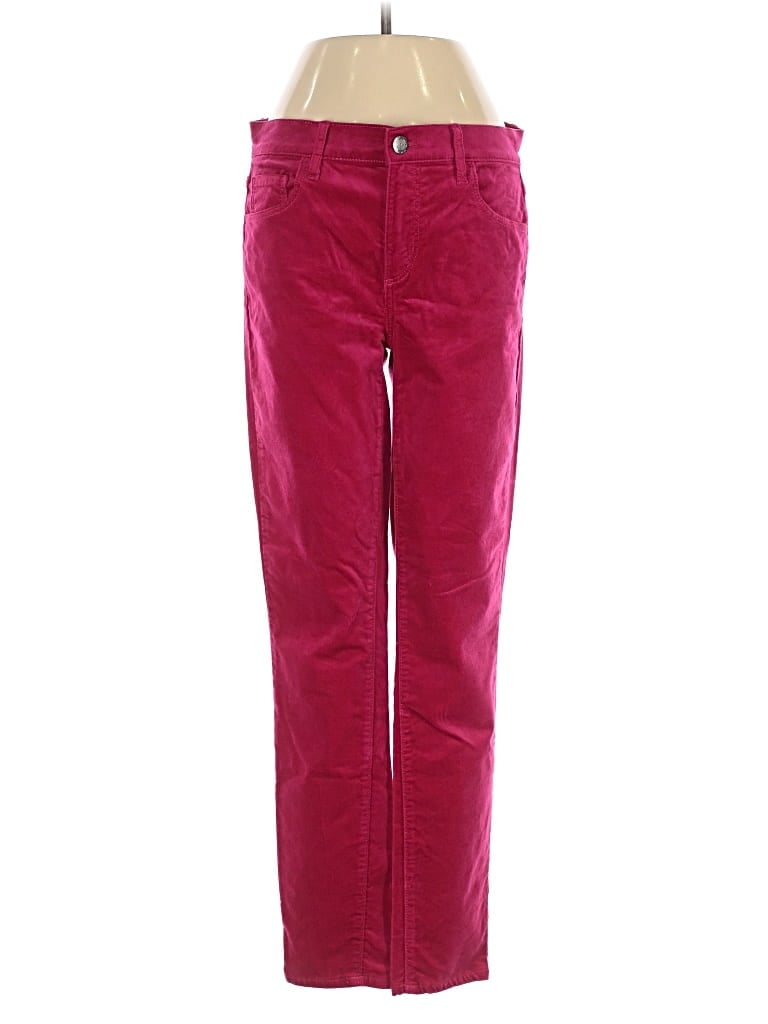 Pre-owned Ann Taylor Loft Jeans In Burgundy