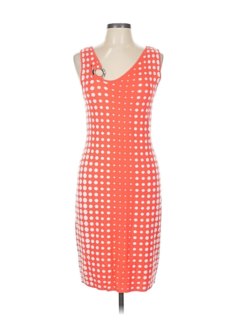 Click to view more detailed imagery on our partner's website Pre-owned Carmen Marc Valvo Cocktail Dress In Orange