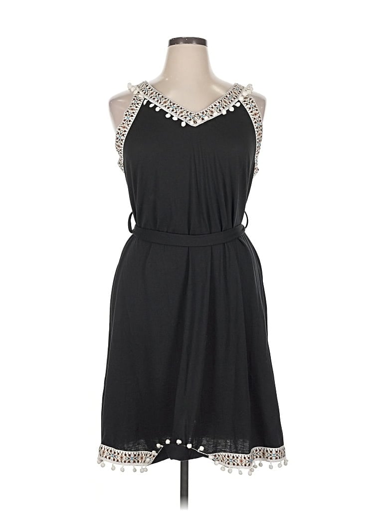 Pre-owned Unbranded Cocktail Dress In Black