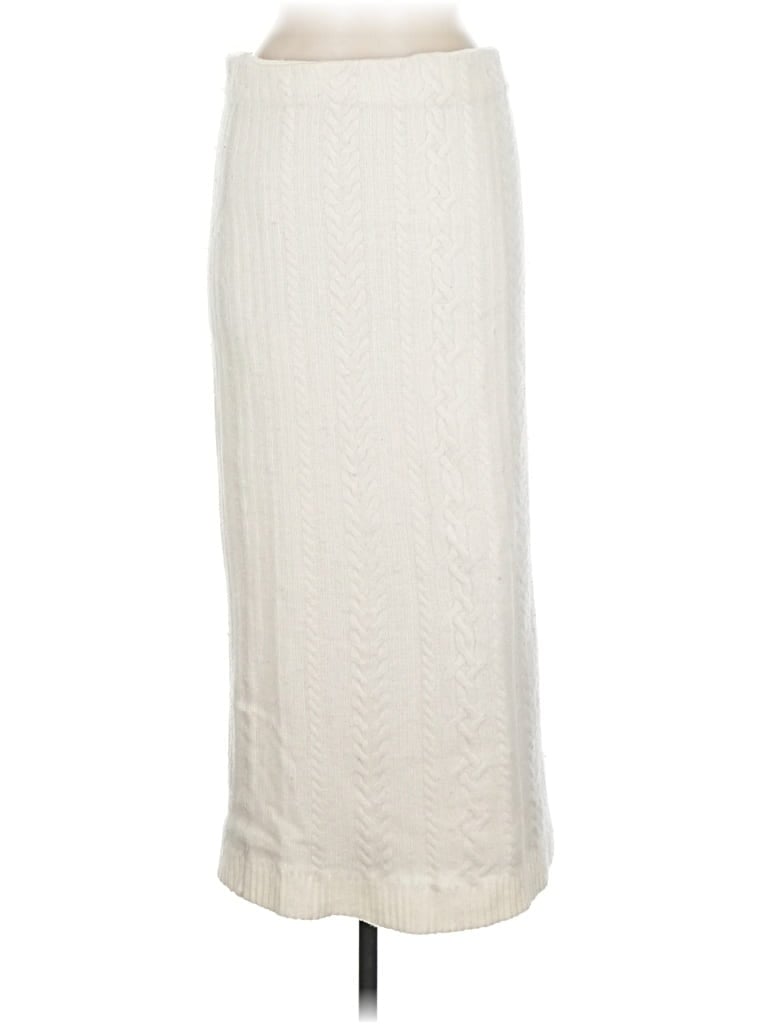 Pre-owned Polo Ralph Lauren Formal Skirt In White