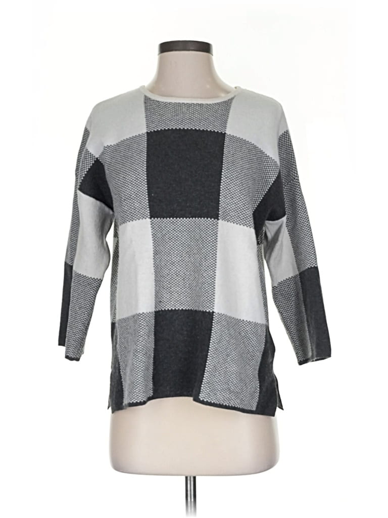 Pre-owned Max Studio Pullover Sweater In Gray