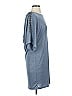 Cachet 100% Polyester Solid Gray Blue Casual Dress Size 4 - photo 4