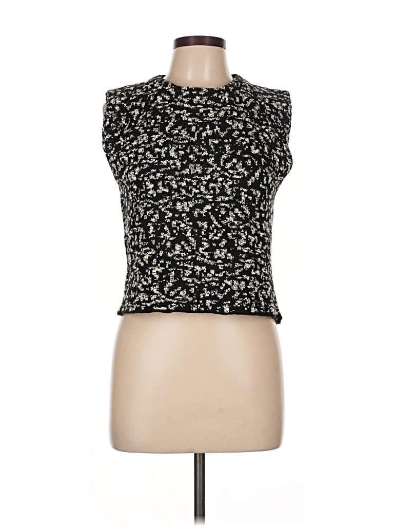 Pre-owned Zara Pullover Sweater In Black